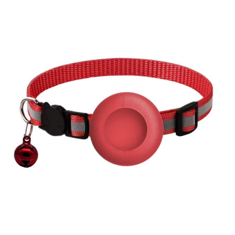 Katzenhalsband mit Tracker-Halter & Sicherheitsverschluss – Ansicht 19 | Pfotenglück