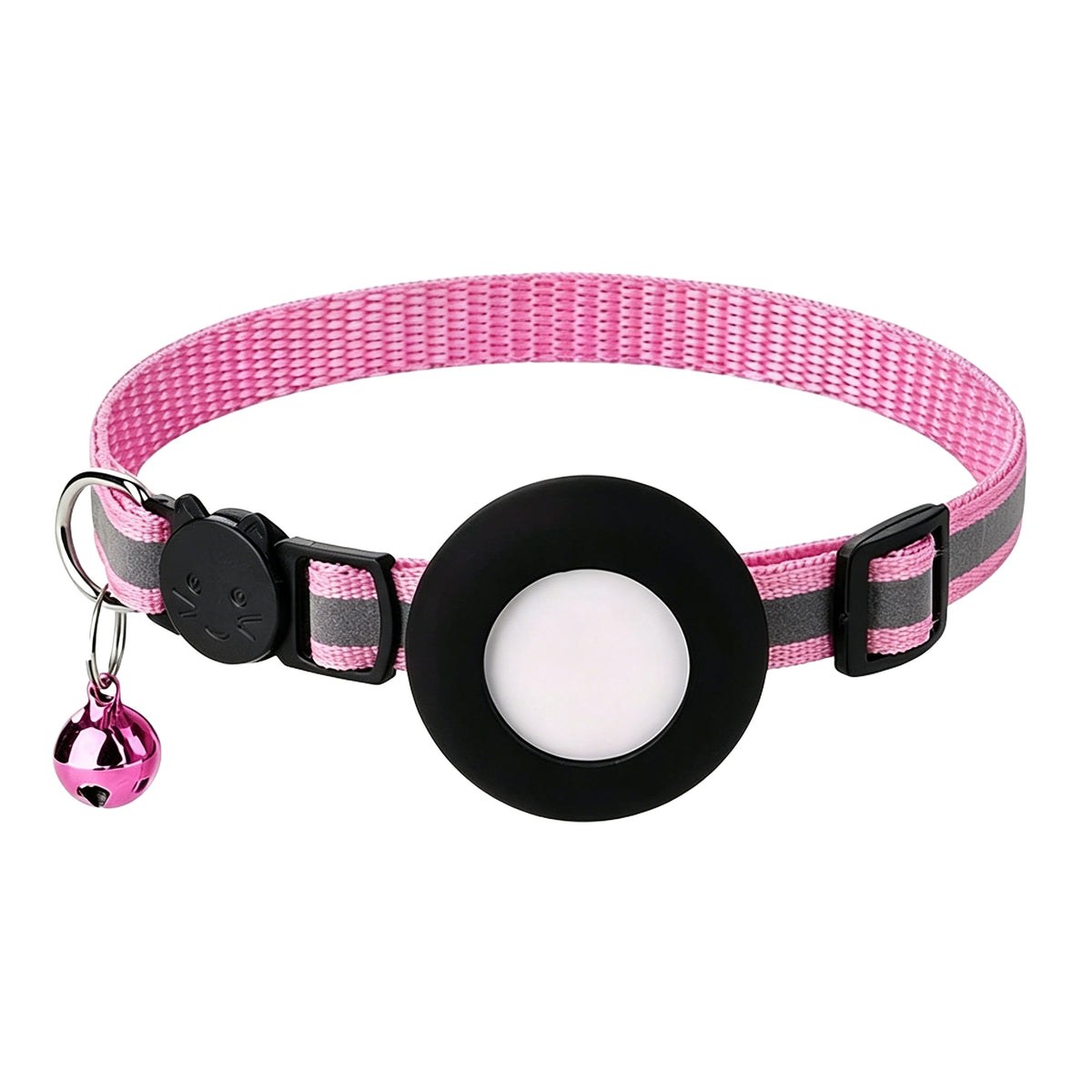 Katzenhalsband mit Tracker-Halter & Sicherheitsverschluss – Ansicht 22 | Pfotenglück