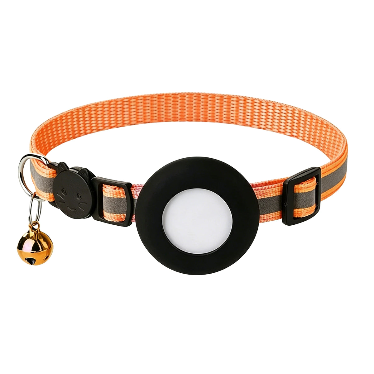 Katzenhalsband mit Tracker-Halter & Sicherheitsverschluss – Ansicht 10 | Pfotenglück