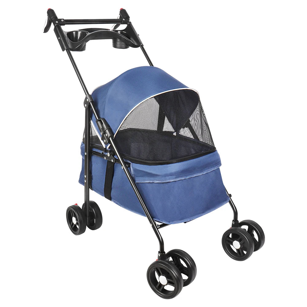 2-in-1 Hundebuggy, faltbar (bis 10 kg) – Ansicht 10 | Pfotenglück