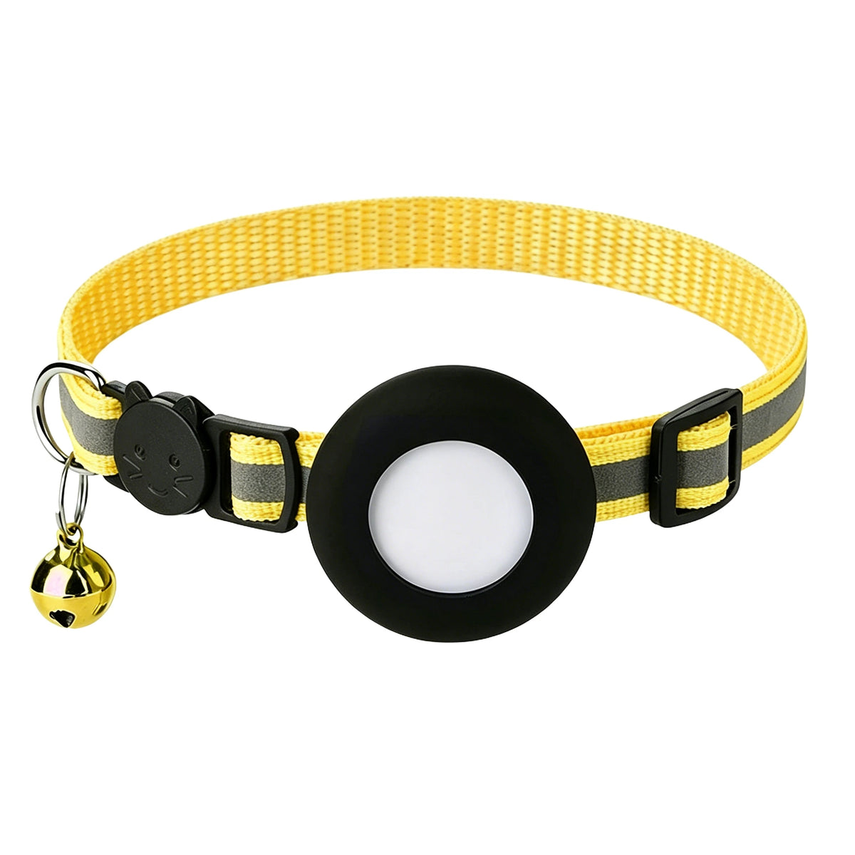 Katzenhalsband mit Tracker-Halter & Sicherheitsverschluss – Ansicht 15 | Pfotenglück