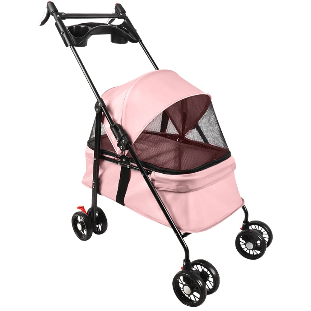 2-in-1 Hundebuggy, faltbar (bis 10 kg) – Ansicht 11 | Pfotenglück