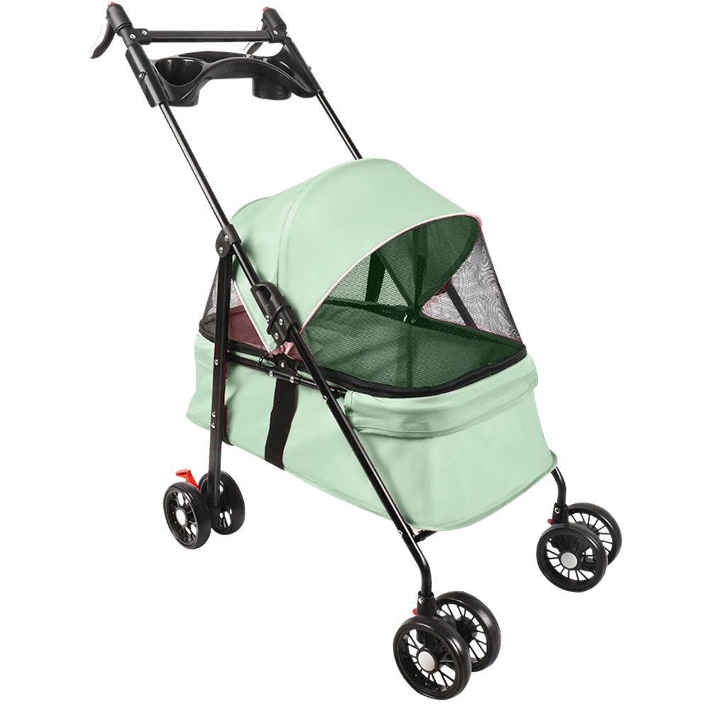 2-in-1 Hundebuggy, faltbar (bis 10 kg) – Ansicht 12 | Pfotenglück