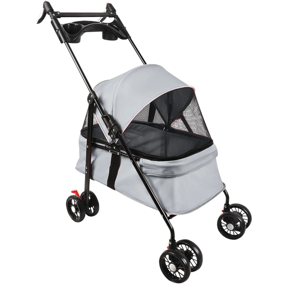2-in-1 Hundebuggy, faltbar (bis 10 kg) – Ansicht 13 | Pfotenglück