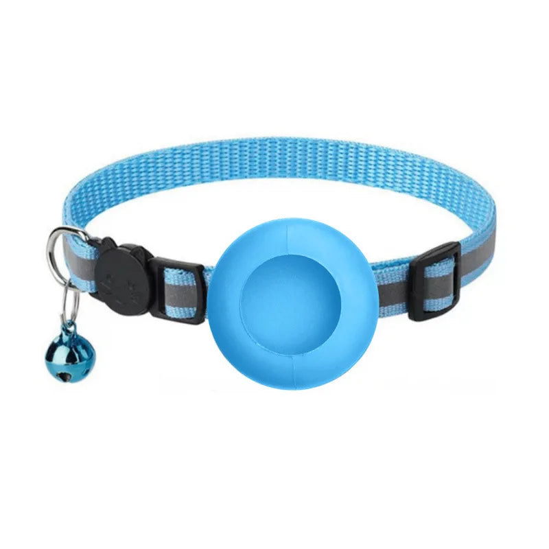 Katzenhalsband mit Tracker-Halter & Sicherheitsverschluss – Ansicht 5 | Pfotenglück