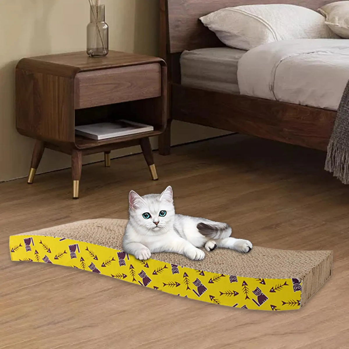 Kratz-Lounge für Katzen aus Wellpappe – Ansicht 6 | Pfotenglück