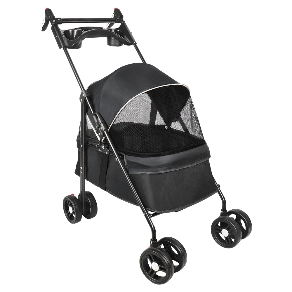 2-in-1 Hundebuggy, faltbar (bis 10 kg) – Ansicht 9 | Pfotenglück
