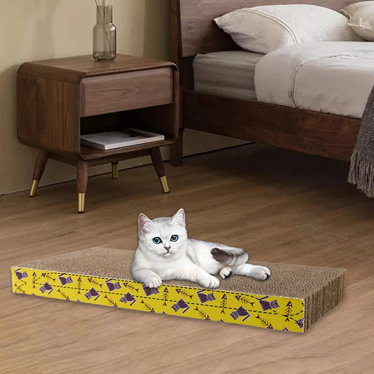 Kratz-Lounge für Katzen aus Wellpappe – Ansicht 8 | Pfotenglück